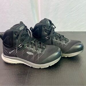 KEEN Men's Black Vista Energy Mid Work Boot (Comp Toe) Size 8.5